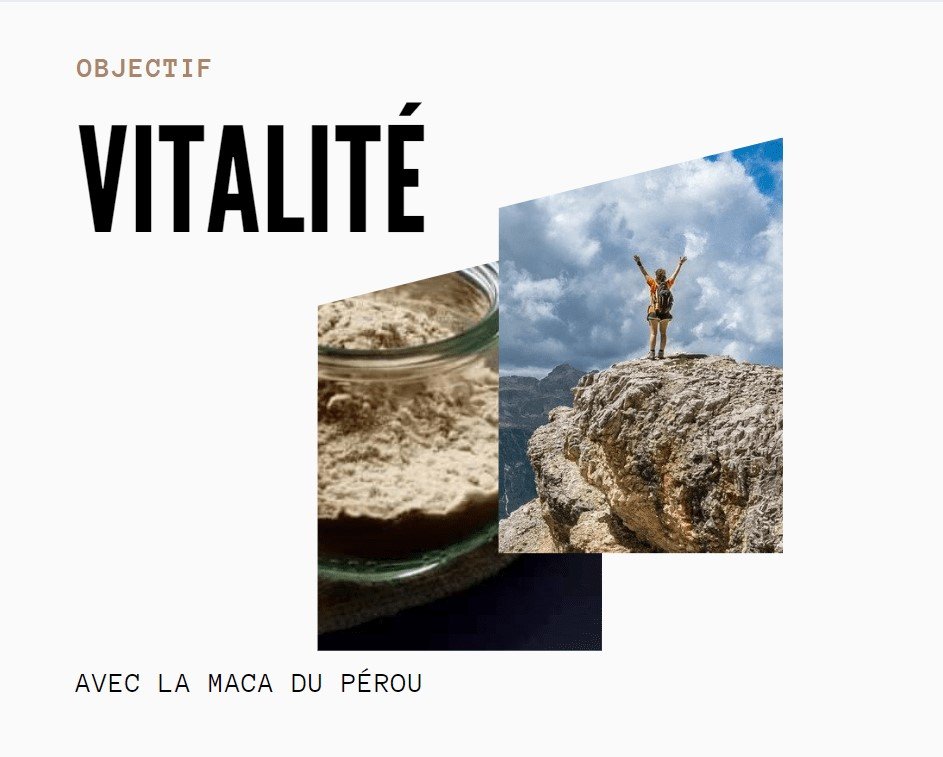 vitalité maca bio du pérou